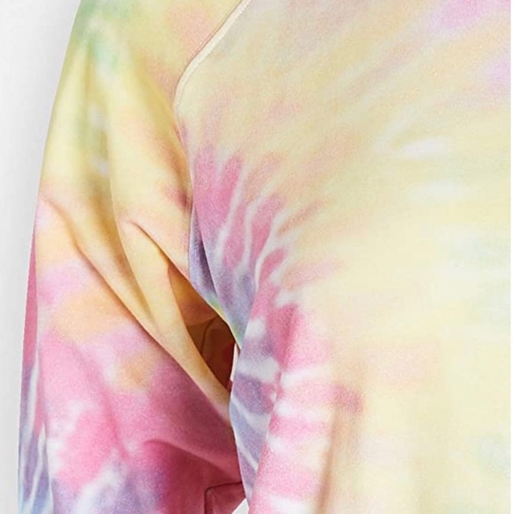 Stripe & Stare Rainbow Sunshine Tie Dye Sweatshirt Shirt Top L - Picture 5 of 12
